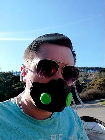 J3DP Mask with working air check valves by Jackson3dprints