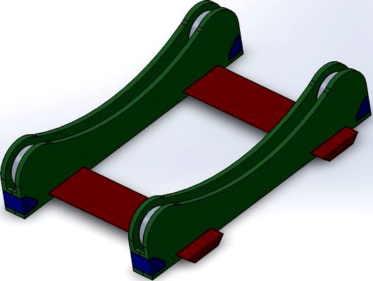 spoolholder V2 for large and smal filament rolls by g3org