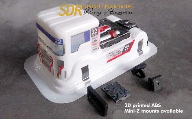 SDRacing Euro Truck Body mounts for Mini-z by ScarsetDesign