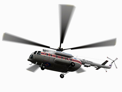 Mi-8MTV Russian Emercom Animated