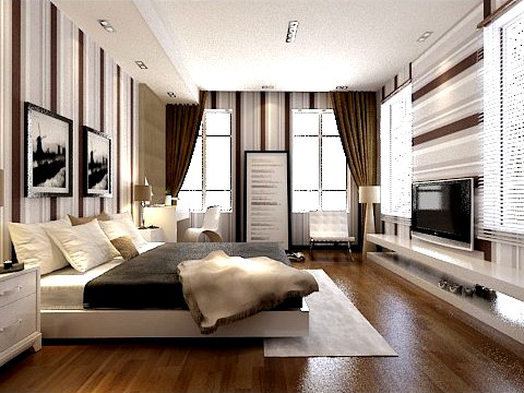Photorealistic Bedroom 0022 3D Model
