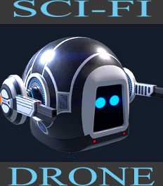 Sci-Fi Space Drone