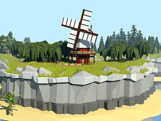 Low Poly Cliff Pack