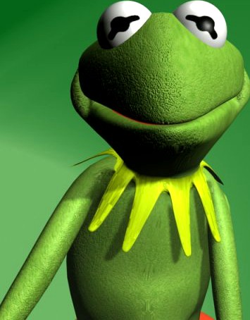 Kermit The Frog RIGGED 3D Model