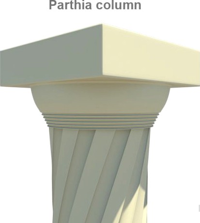 Parthia column 3D Model