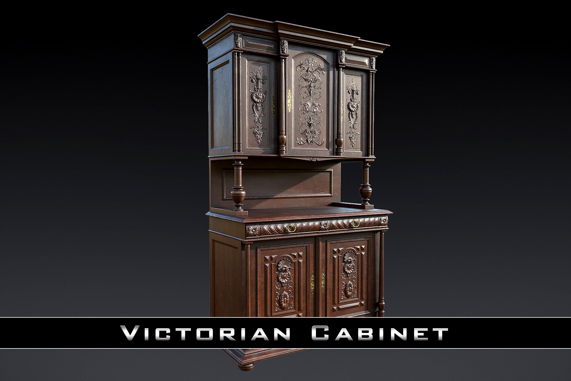 Victorian Antique Cabinet