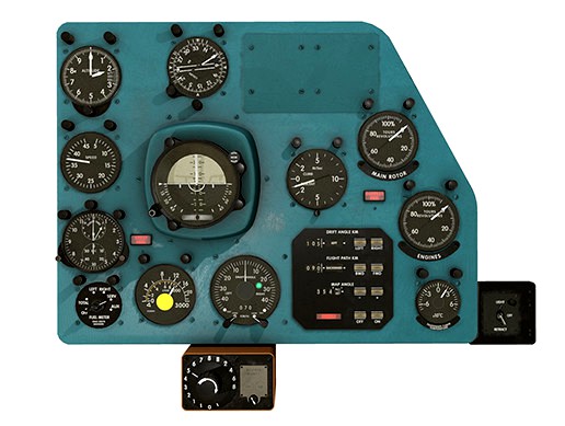 Mi-8MT Mi-17MT Right Panels Board English