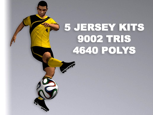 Soccer Player 9002 Tris