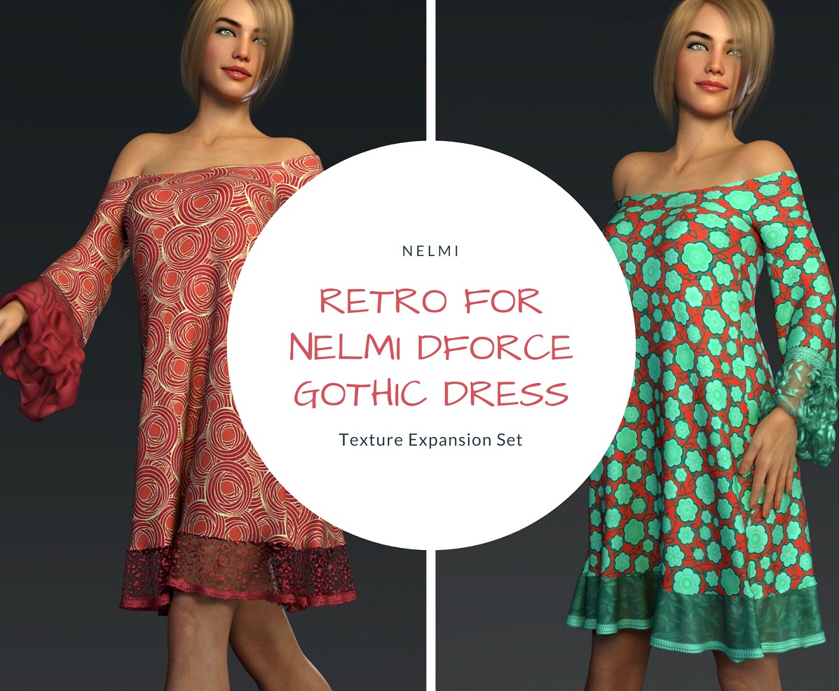 Retro for Nelmi Dforce Gothic Dress