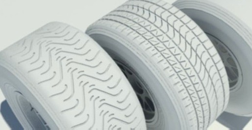 Pirelli tyre set 3D Model