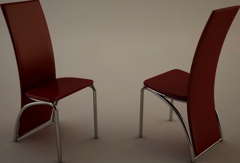 Chair1 Red 3D Model