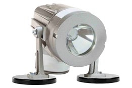 10W Magnetic Mount Explosion Proof LED Light - 860 Lumens - 120-240 Volts AC - (2) 200 lb Magnets