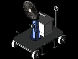 Portable Evaporative Air Mister Cooler on Cart w/ Mast - 7'-12' - 8723 CFM - 30" OD - 34 Gal Tank