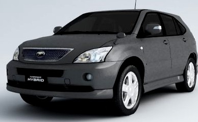 Toyota Harrier hybrid 3D Model