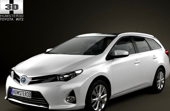 Toyota Auris Touring Hybrid 2013 3D Model