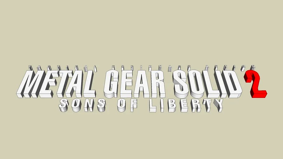 Metal Gear Solid 2 Sons of Liberty logo