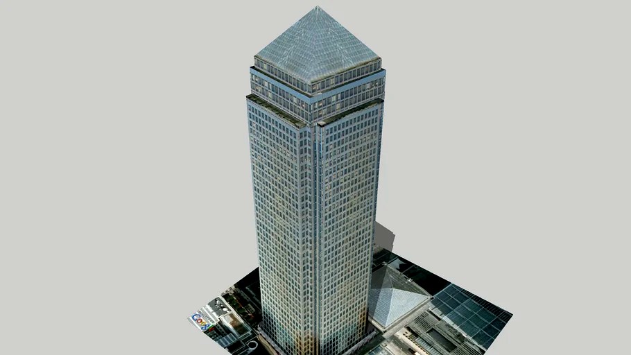 One Canada Square - London3Dproject