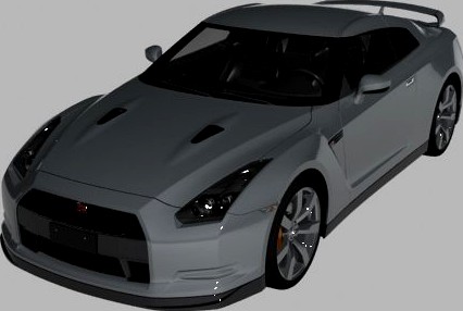 Nissan GTR 3D Model