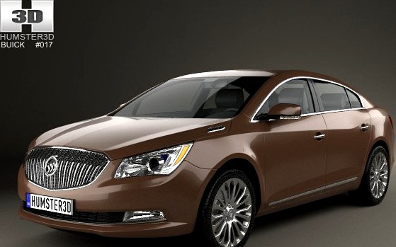 Buick LaCrosse Allure 2014 3D Model