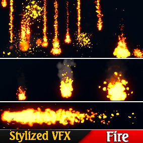 Stylized VFX Collection : Fire
