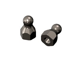 BALL STUDS- FEMALE-6-32 UNC-2B