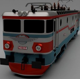 Class 42 Electric Locomotive 3D Model