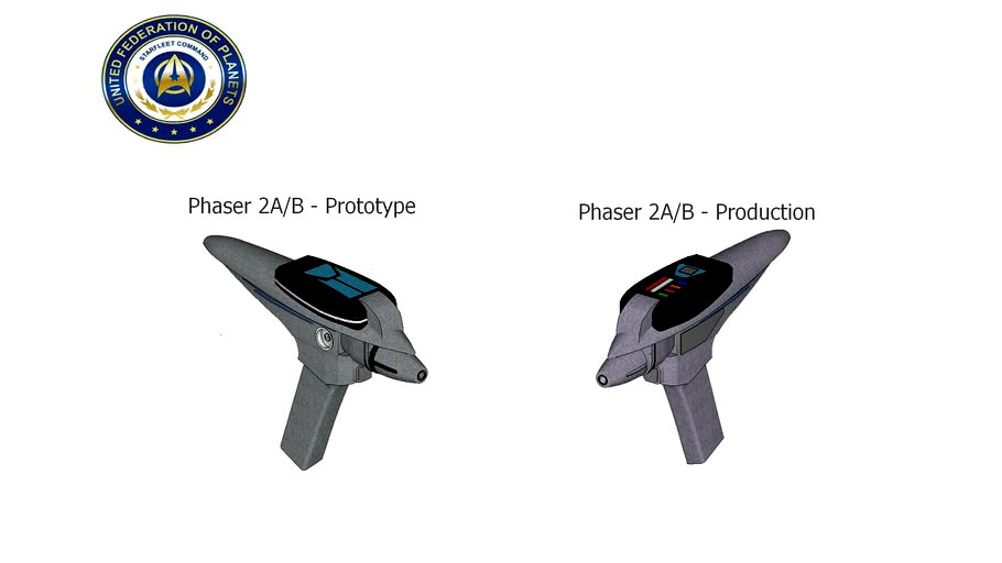 Star Trek Weapons - The Search for Spock - Type 2 Hand Phaser Final Desi