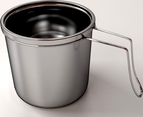 Camping Mug 3D Model