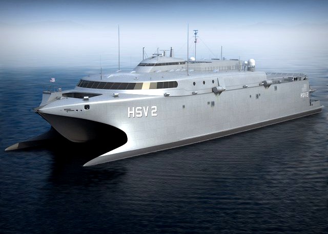 US Navy HSV2 Swift 3D Model