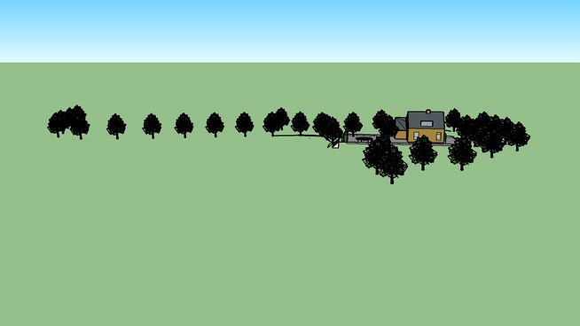 First 3D house on Google Earth Zeeland Landerd.