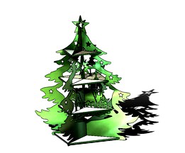 Christmas tree shelving (laser cut)
