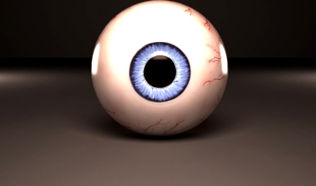 Realistic human eye for characters 3D Model