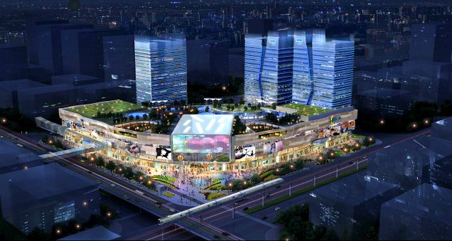 City shopping mall 075 3D Model