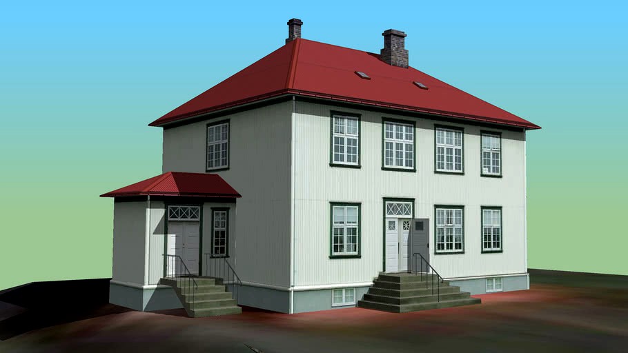 The Doctors House at Kleppur, Reykjavík , relocated at The Reykjavík City Museum