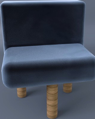Three Legs Comfy Chair