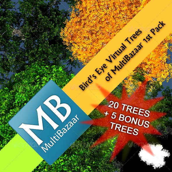 Multibazaar Bird&#x27;s Eye Virtual Trees 1st Pack