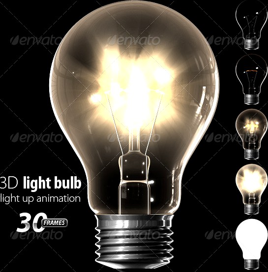 Light bulb (light up animation)
