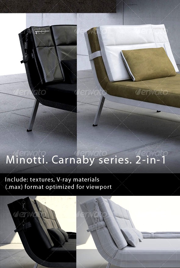 Minotti. Carnaby series. 2-in-1