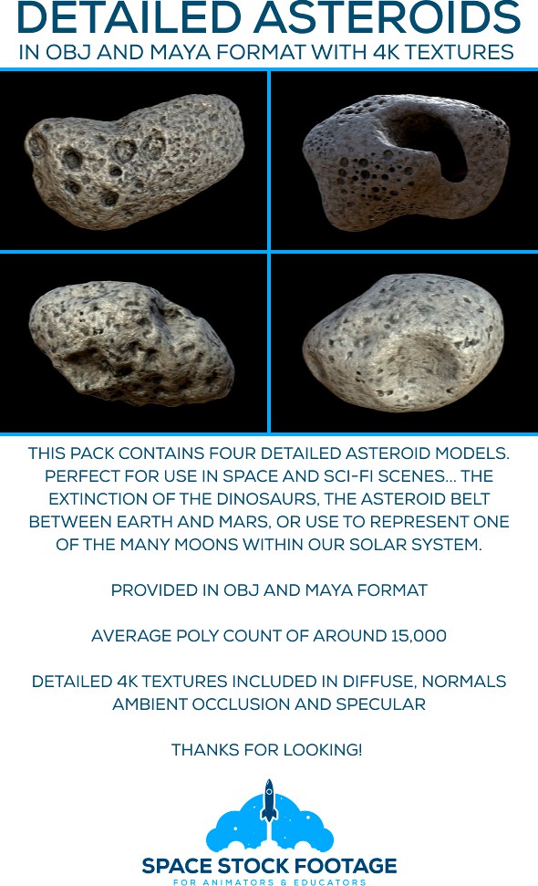 Detailed Asteroids