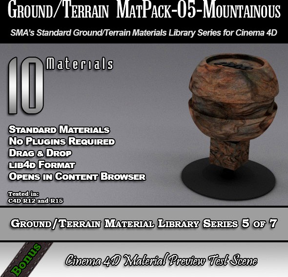 Standard Ground/Terrain MatPack-05-Mountainous