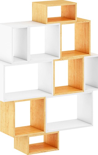 White and Wood Shelf