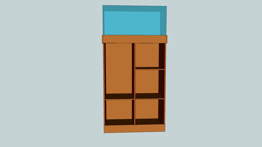 Fish Tank Stand and Shelving v2