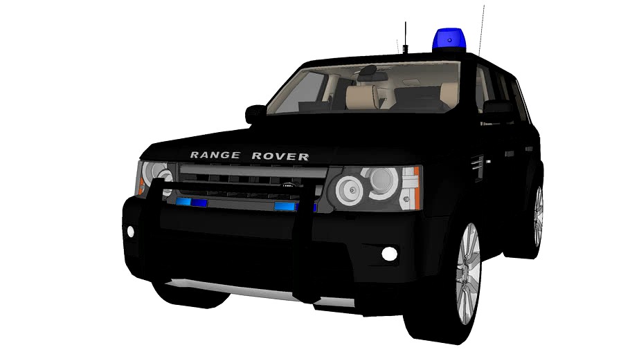 2010 Land Rover Range Rover Sport Unmarked Police Car