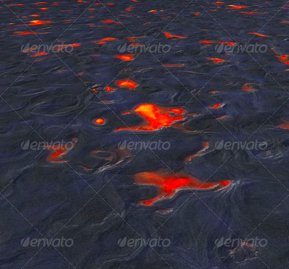 Lava and Magma Seamless Texture