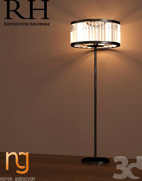 WELLES CRYSTAL FLOOR LAMP