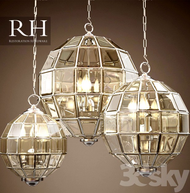 RH STREET GAS LAMP PENDANT (3 size)