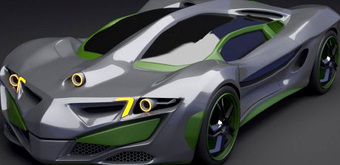 Rhinoster futuristic concept car