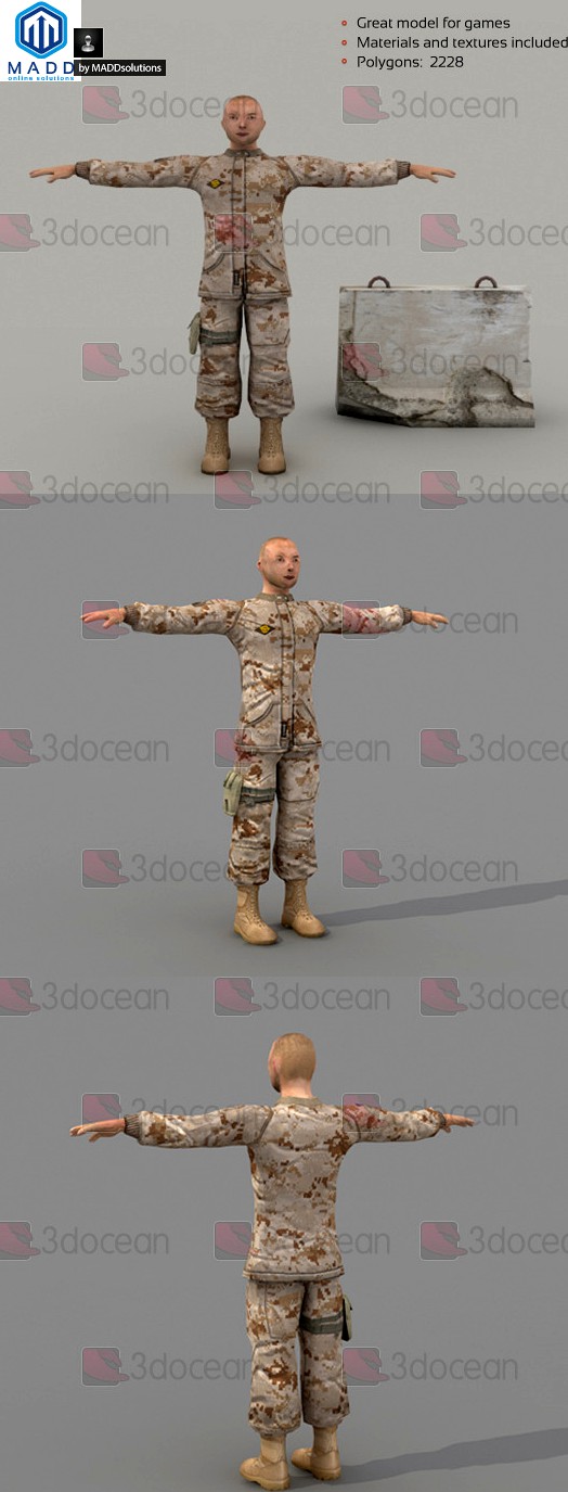 Low Poly Soldier