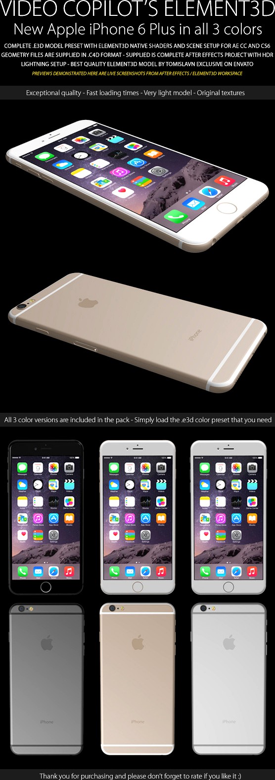 Element3D - iPhone 6 Plus