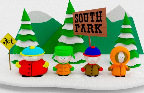 South Park Low Poly